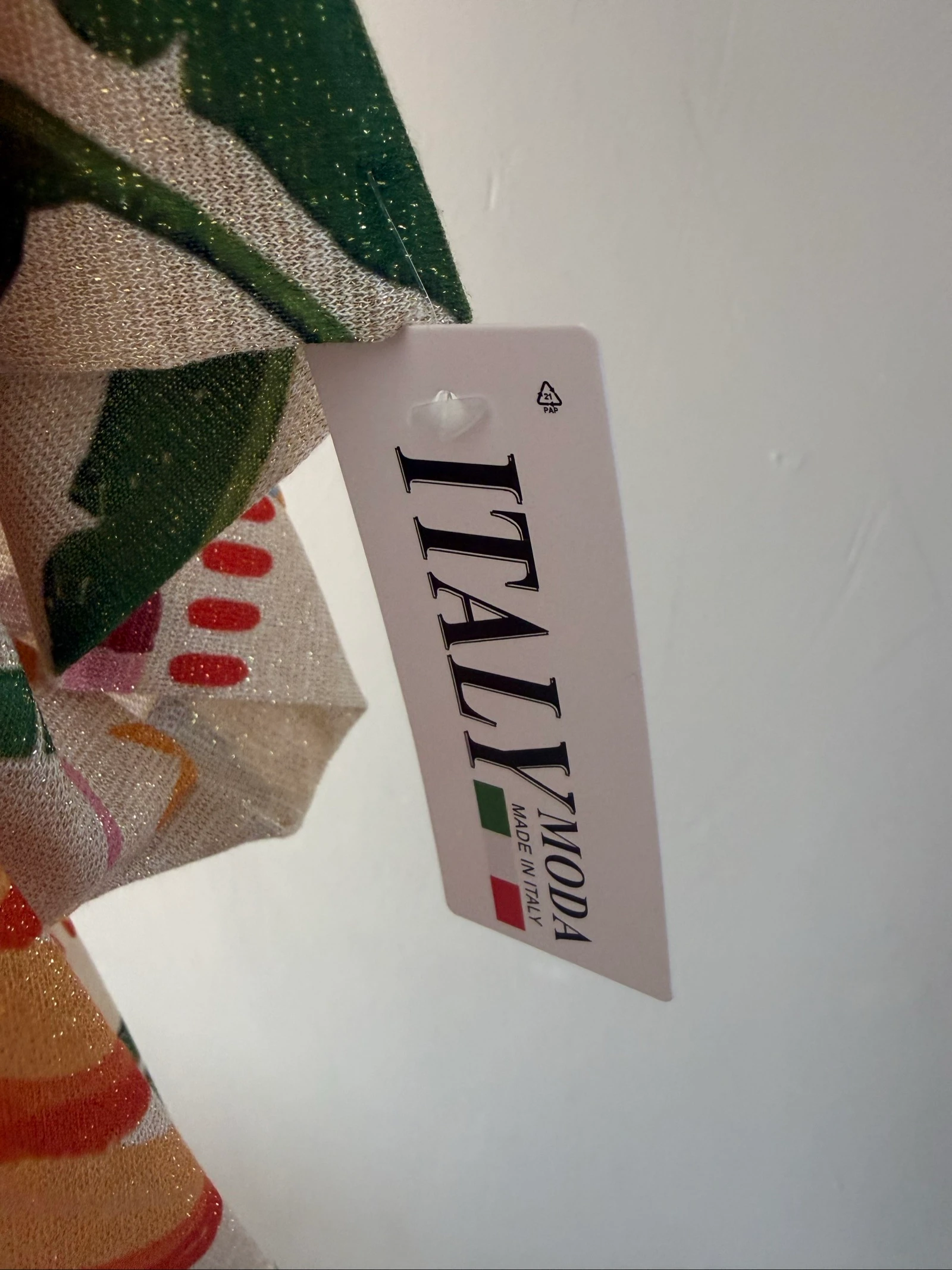 Robe tunique tendance imprimé tropical Made in Italy – Taille unique – photo 2
